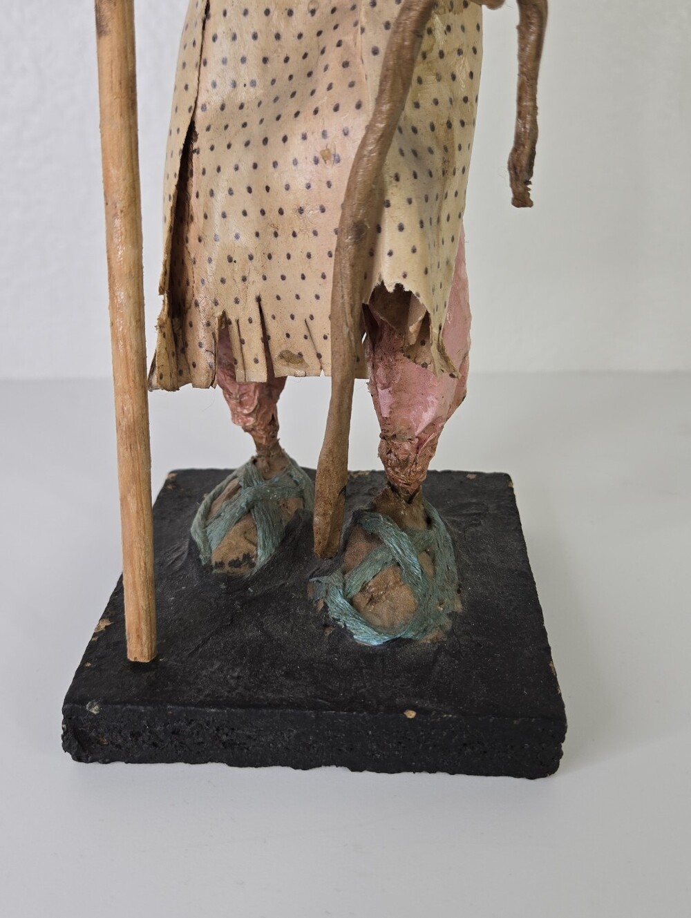 VTG Mexican‎ Folk Art Paper Mache Figurine Viejito Old Man Peasant Handmade 12" - Picture 7 of 17